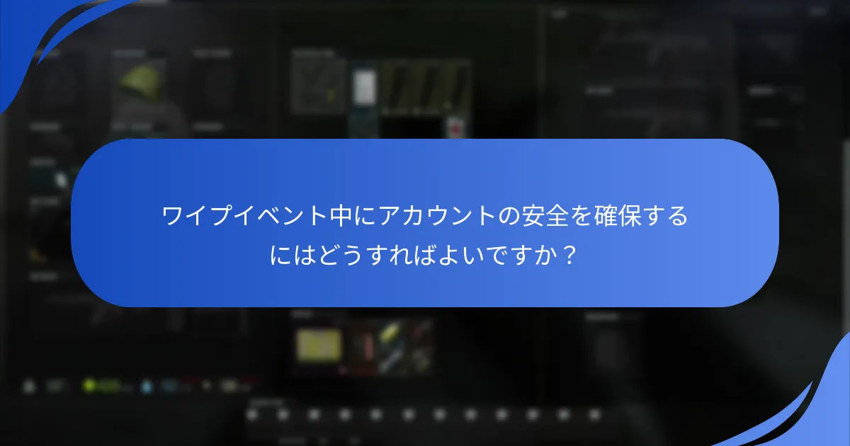 ワイプイベント中のフィッシング意識について知っておくべきことは？